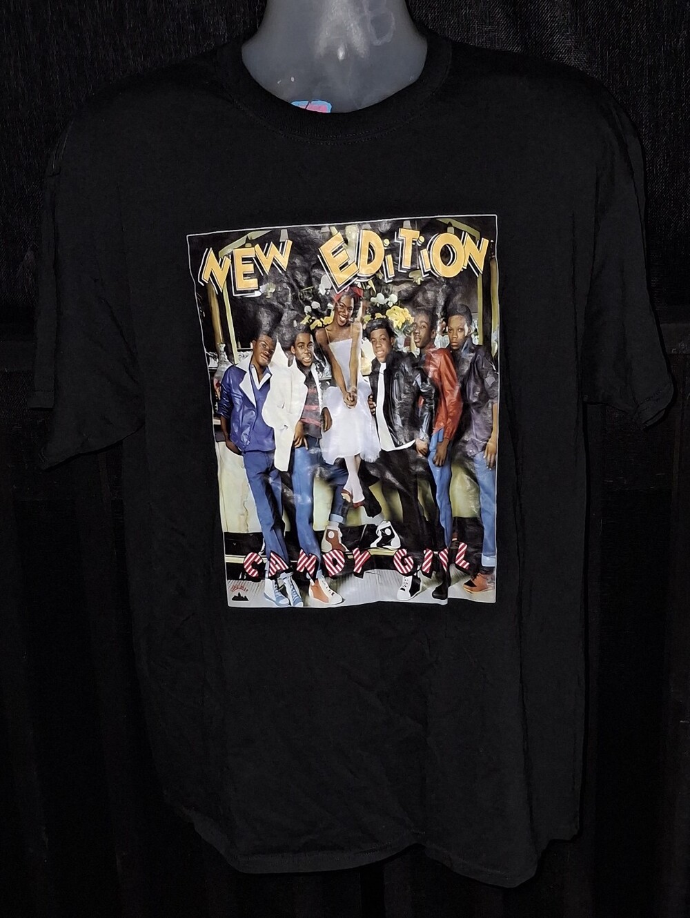 NWOT NEW EDITION CANDY GIRL Music Band Rap T Shirt Size XL